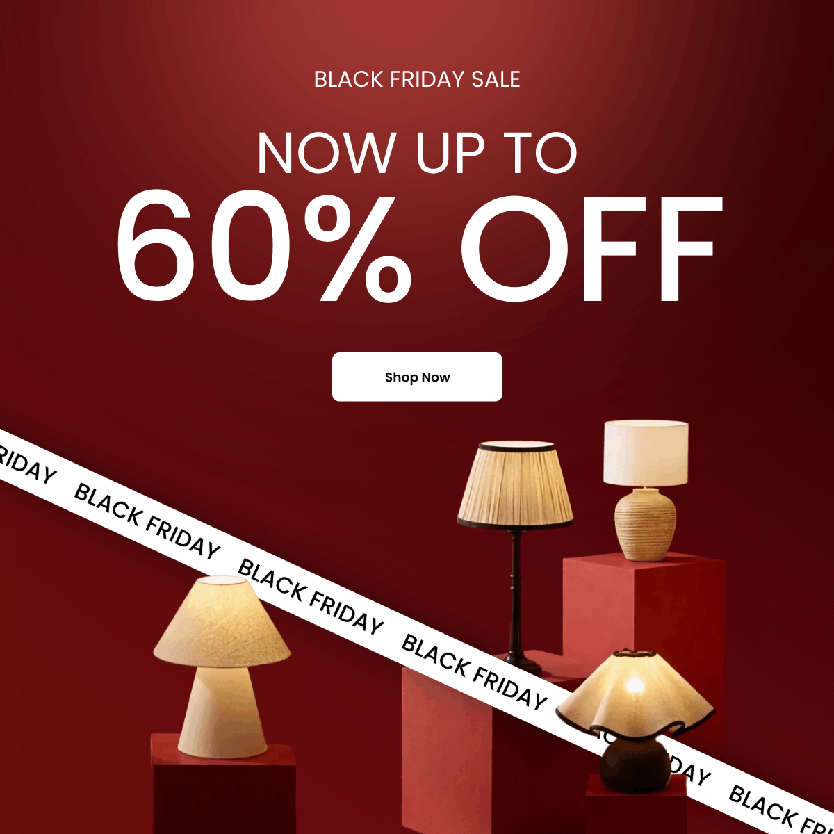 Black Friday campaign design — social/promotional